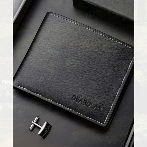 New Letter Embossed Small Wallet 179